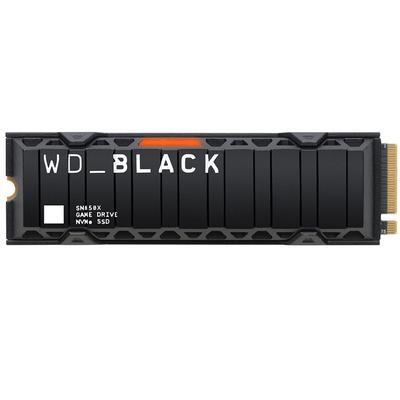 WD BLACK interne Gaming-SSD "SN850X NVMe with Heatsink", schwarz, 2 TB, Festplatten, PCI Express 4.0