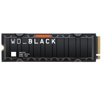 WD BLACK interne Gaming-SSD "SN850X NVMe with Heatsink" Festplatten PCI Express 4.0 Gr. 2 TB, schwarz