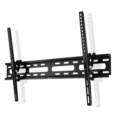 HAMA TV-Wandhalterung "TV Wandhalter neigbar, 94 - 191 cm (37" - 75"), 43", 50", 55", 65", schwarz, B:84,5cm H:14,5cm T:6cm, Gerätehalterungen Image