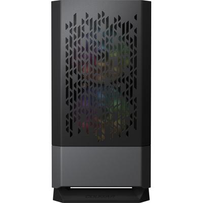 COUGAR Gaming-Gehäuse "Mini Tower MG140 Air RGB", schwarz, B:20,5cm H:41cm T:42cm, Computergehäuse, RGB Beleuchtung