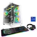 CSL Gaming-PC "Aqueon C94242 Extreme Edition" Computer Gr. Microsoft Windows 11 Home (64 Bit), 64 GB RAM 2000 GB SSD, weiß Gaming PCs