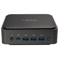 CAPTIVA Mini-PC Mini PC Power Starter I76-533 Computer Gr. ohne Betriebssystem, 8 GB RAM 500 GB SSD, schwarz Mini PC
