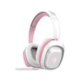 SADES Gaming-Headset "Carrier SA-203" Kopfhörer kabellos, Stereo, Over Ear, Bluetooth 5.0, 2,4G, 3,5 mm pink (weiß, pink) Gaming Headset