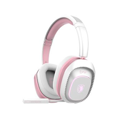 SADES Gaming-Headset "Carrier SA-203", pink (weiß, pink), Kopfhörer, kabellos, Stereo, Over Ear, Bluetooth 5.0, 2,4G, 3,5 mm Image