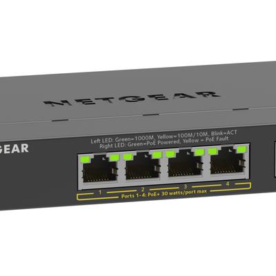 NETGEAR Netzwerk-Switch "5-Port Gigabit Ethernet High-Power PoE+ Plus Switch" Netzwerk-Switches eh13 Switch