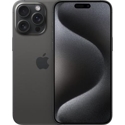 APPLE Smartphone "iPhone 15 Pro Max 256GB" Mobiltelefone schwarz (black titanium) iPhone Bestseller