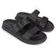 Pantolette TOMMY HILFIGER "D DENSITY BUCKLE SANDAL" Gr. 42, schwarz Herren Schuhe Sandalen