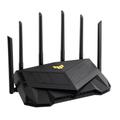 ASUS WLAN-Router "Router Asus WiFi 6 AiMesh TUF-AX6000" Router schwarz WLAN-Router