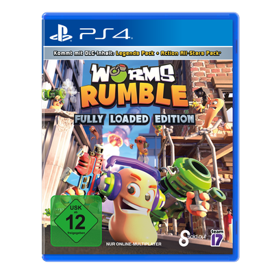 PLAYSTATION 4 Spielesoftware "Worms Rumble" Games bunt (eh13)