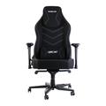 HYRICAN Gaming-Stuhl "Striker "Runner" ergonomischer Gamingstuhl, Schreibtischstuhl" Stühle Bürostuhl, geeignet für Jugendliche und Erwachsene Gr. H: 125 cm, Stoff, schwarz (schwarz, schwarz) Gamingstühle