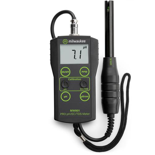 Milwaukee MW801 Smart pH/EC/TDS Messgerät Aquarium Zubehör