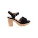American Eagle Shoes Heels: Black Print Shoes - Women's Size 8 - Open Toe