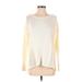 American Eagle Outfitters Pullover Sweater: Ivory Color Block Tops - Women's Size Small