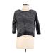 Denim & Supply Ralph Lauren Pullover Sweater: Gray Print Tops - Women's Size Medium