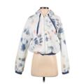 OFFLINE by Aerie Fleece Jacket: Short White Print Jackets & Outerwear - Women's Size Small