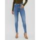 Skinny-fit-Jeans VERO MODA "VMSOPHIA HR SKINNY JEANS RI351 NOOS" Gr. L (40), Länge 32, blau (light blue denim) Damen Jeans Röhrenjeans