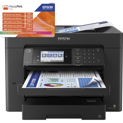 EPSON Multifunktionsdrucker "WorkForce WF-7840DTWF" Drucker schwarz Multifunktionsdrucker