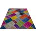 Multicolor 63" x 91" L Area Rug - Lofy Iskece Rectangle 5'3" X 7'7" Area Rug 91.0 x 63.0 x 1.0 in whiteWool | 63" W X 91" L | Wayfair