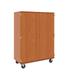 Stevens ID Systems Wardrobe/Shelf Combo 48" W x 24" D x 67" H Cabinet for Classroom, Office Wood in Brown | Wayfair 80603 F67-041