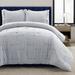 Dakota Fields Clarince 3 Piece Bedding Comforter Set Polyester/Polyfill in Blue | California King Comforter | Wayfair