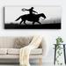 Union Rustic Rope & Ride I On Canvas Print Canvas, Solid Wood in Black/White | 20 H x 50 W x 1.5 D in | Wayfair 76353E78E84C4824B915605CD7763062