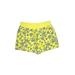 Draper James Shorts: Yellow Print Bottoms - Women's Size Small - Medium Wash