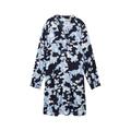 TOM TAILOR Damen Kleid mit Livaeco by Birla Cellulose™, blau, Blumenmuster, Gr. 42