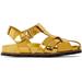 Gold Criss-crossing Flat Sandals