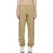 Tan Relaxed-fit Lounge Pants