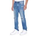 Hazlow Notorious Kulture Ripped Straight Leg Jeans