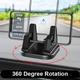 Car Dashboard Non-slip Mat Mount Phone Holder Pad For Samsung Xiaomi Mobile Holder 360 Degree Rotating Gear Bottom Mobile Phone Stand