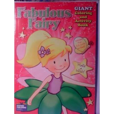 Fabulous Fairy Giant Coloring Activity Book Make a Wish