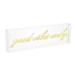 Good Vibes Only 20" X 6" Contemporary Glam Acrylic Box USB Operated LED Neon Light, Yellow by JONATHAN Y - 20" X 6"