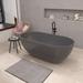 Alvana 59'' Freestanding Bathtub Solid Surface Soaking Tub