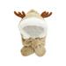 Kaloaede Baby Hats Toddler Baby Girls Boys Fawn Scarf Hats Winter Cute Warm Cap