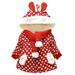 Scyoekwg Kids Toddler Baby Infant Girls Winter Warm Hooded Coat Cloak Jacket Thick Warm Clothes Polka Dots Long Sleeve Tops Coats Clearance Red 12-18 Months