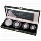 2007 Britannia Four Coin Set Silver Proof Set 0.958 Fine Silver Royal Mint Ideal Gift Perfect Anniversary Birthday Present Coin Collection