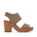 TOMS Women's Majorca Taupe Platform Cork Sandals Brown/Natural, Size 6