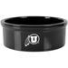 Black Utah Utes 7" Pet Bowl