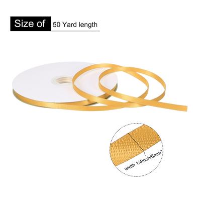 Double Faced Solid Satin Ribbon Polyester Fabric Roll for Gift Party