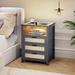 3 Drawer Nightstand With Light