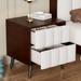 2-Drawer Mordern Nightstand with Classic Design