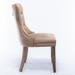 High-End Tufted Solid Wood Contemporary Upholstered Dining Chair 2-PCS Set