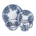 Blue Rose Polish Pottery WR Unikat Dinnerware (4 PC)