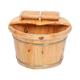 Toysmith Foot Soaking Basin Foot Wash Bucket Home Foot SPA Wood Foot Footbath Bucket Foot Bath Barrel for Sauna Home Women and