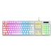 HXSJ Keyboard Wired Led Mechanical Led Mechanical USB TV Compatible HUIOP Mechanical USB Wired Keycaps L200 104-Key Wired BUZHI USB Wired ABS LE L200 104- Wired ABS s TV mechanical QISUO L200 104-