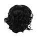Human Hair Wig Curly Africa Wig Short 30cm Black Wigs Hair Wigs wig Hairpiece Women s Wigs Female