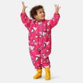 Dare 2b Kids Fully Lined' Bambino II Insulated Snowsuit Pink Snow Animals, Size: 36-48