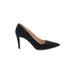 Prada Heels: Slip-on Stiletto Cocktail Party Black Print Shoes - Women's Size 39.5 - Pointed Toe