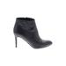 J.Crew Ankle Boots: Black Solid Shoes - Women's Size 10 - Almond Toe